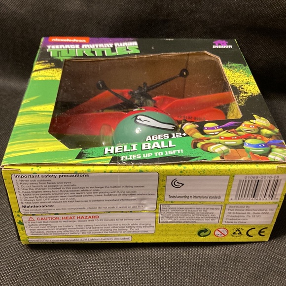 Teenage Mutant Ninja Turtle Heli Ball - RAPHAEL-New in Box - Picture 7 of 7